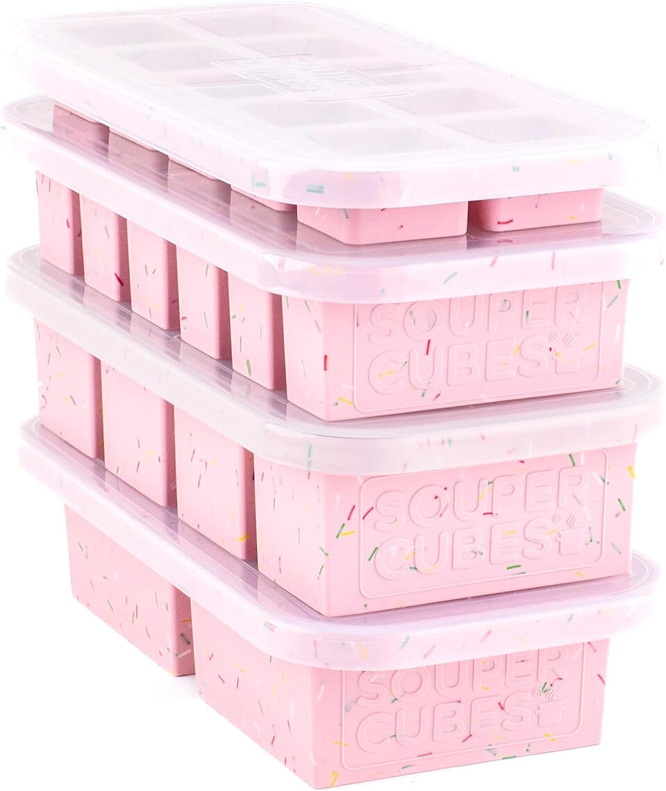 Souper Cubes Silicone Freezer Molds Gift Set, Cotton Candy