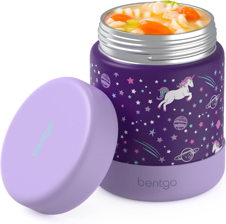 Bentgo Kids Stainless Steel Leak-Proof Food Jar for Hot or Cold Food